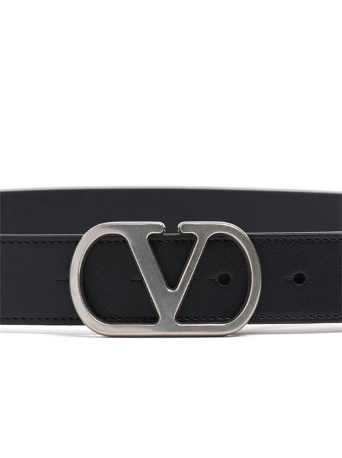 VLogo Signature 30mm leather belt VALENTINO GARAVANI | 6Y2T0SE1UMS0NO